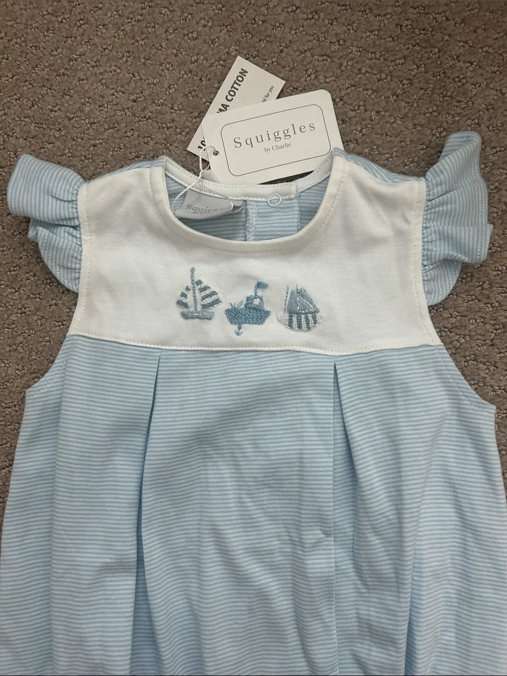 NWT Squiggles three boat bubble